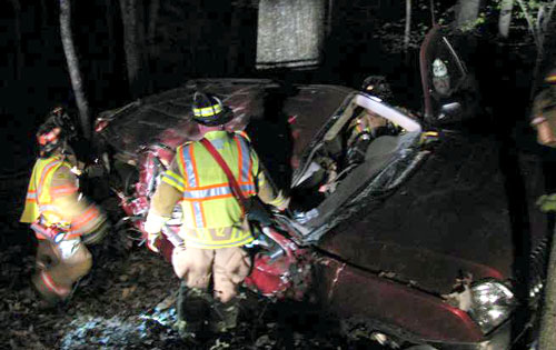 woodland-road-mvc (Photo courtesy of the Southborough Fire Department)