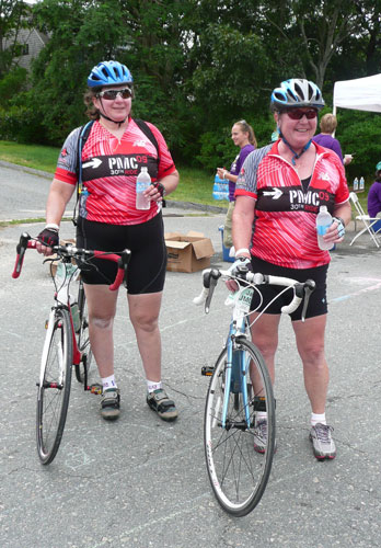 pmc-3 Detective Meredith Lobur (left) and Interim Chief Jane Moran (right).
