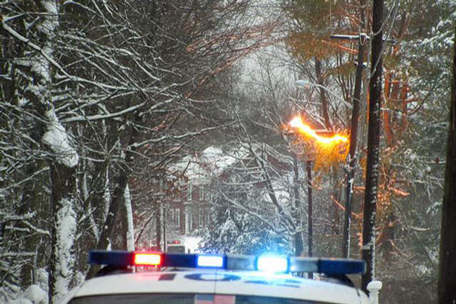 Post image for Branches, wires down in yesterday’s storm