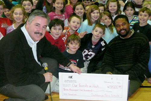 Post image for Southborough schools help Haiti, and one of their own