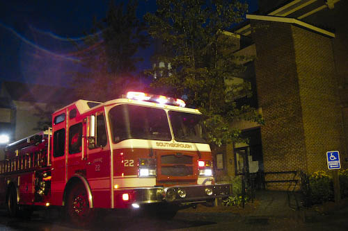 Post image for Small electrical fire at Town House ends Selectmen meeting early