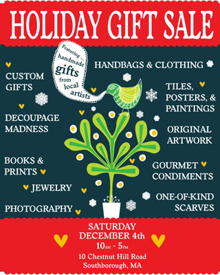 Post image for Holiday art and gift sale at Chestnut Hill on Saturday