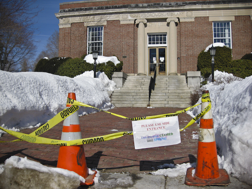 Post image for Library’s walkway to be repaired (Updated)