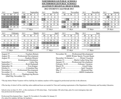 School Calendars 2013 on Countdown To School  Calendar For The 2012 2013 School Year