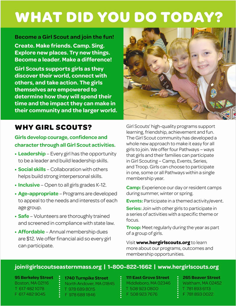 girl scouts registration night is september 11th join girl scouts flyer daisy