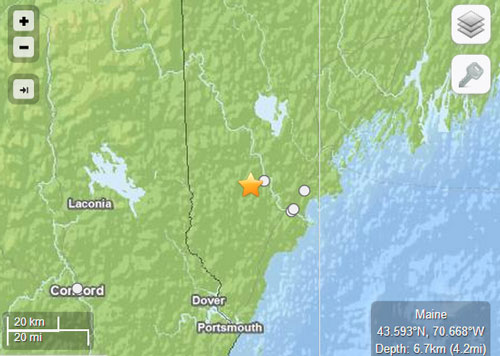 Post image for Earthquake centered in southern Maine rattles Southborough