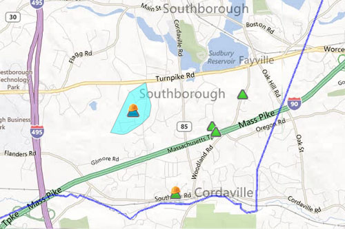 Post image for Slippery evening commute expected, some without power in Southborough (UPDATED)
