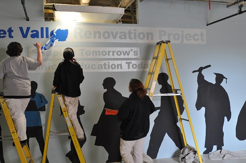 Post image for Eye-catching installations sprout about amidst renovation at Assabet Valley