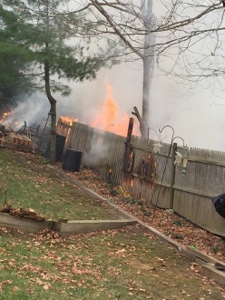 Post image for What the Fire Department’s been up to: Retirement, intel, fundraising, rescuing a man from a roof, and extinguishing a blaze