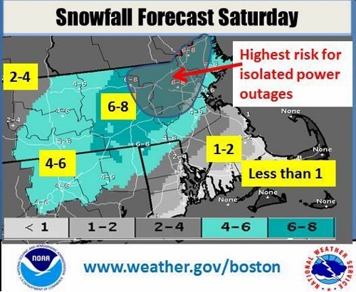 Post image for Our snow outlook from National Weather Service (Have some flashlights/candles ready)