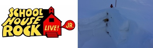 Post image for Snow update: Schoolhouse Rocks at noon; 12-23″ snow still on the way