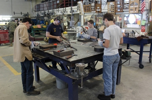 Post image for Photo Gallery: AVRT students and cadets work with Southborough scouts