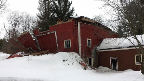 Post image for Barn collapse on Parkerville Road