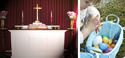 Post image for Holy Week at town churches: From Egg Hunts to Maundy Suppers