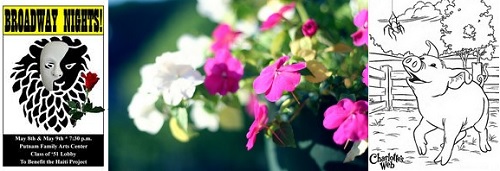 Post image for Weekend at a Glance: Broadway songs, children’s theater, Gardener’s plant sale, and coffeehouse