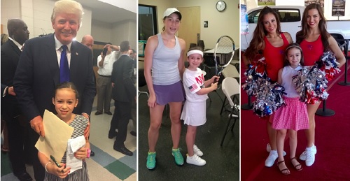 Post image for Kid reporter at it again: Athlete, cheerleaders and an interview that Trumps the rest