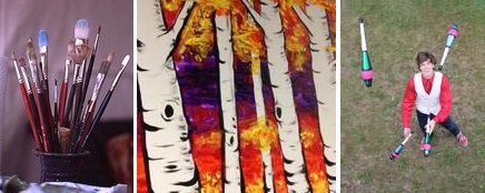 Post image for Events this week: Free painting party for adults and juggling action for kids