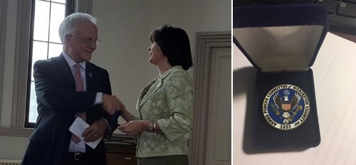 Post image for Representative Dykema honored twice – for supporting veterans and recreation
