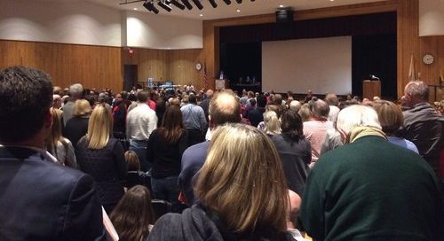 Post image for Voters turnout to approve Main St, reject Use Variance, and gate Flagg Rd; Controversy over Moderator’s calls