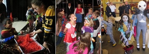 Post image for Halloween Weekend (and Day) at a Glance: Costume parties & contests, monster dash, parades, pumpkin display, & trick or treating; plus early voting