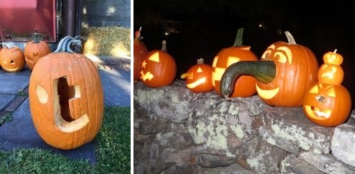 Post image for Pumpkin Wall do over – Sunday night