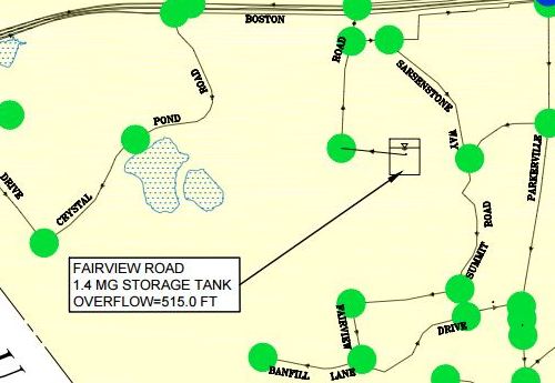 Post image for Public Works meeting on potential water tank at Fairview Hill – Monday night