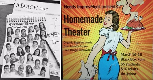 Post image for Locally-Grown talent to whip up some “Homemade” improv at Algonquin: Thurs – Sat