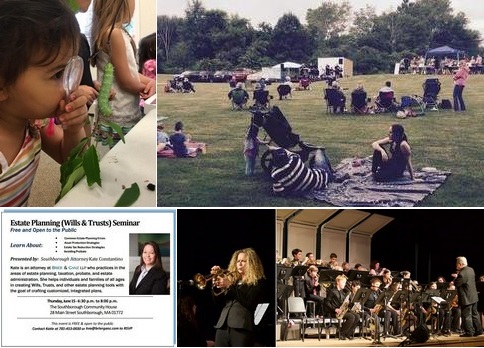 Post image for A very busy Thursday: Caterpillar Lab, Summer Concert, Estate Planning, and Trottier Big Band