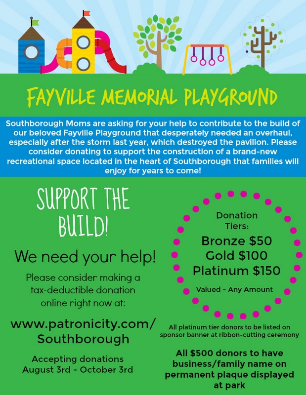 Parents raising money to enhance and complete Fayville Playground