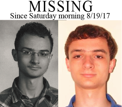 Post image for Missing (and possibly disoriented) 20 year old may have been spotted in Southborough (Updated)