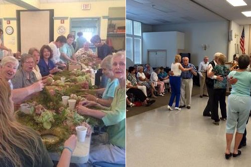 Post image for October fun through the Senior Center: Hydrangea Wreaths, Musical Cafe, and a spooky brunch