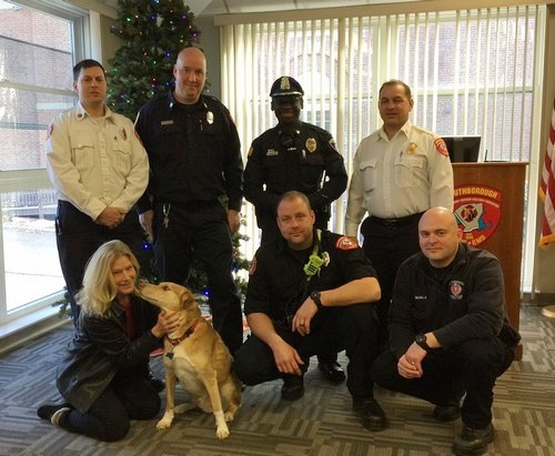 Post image for Southborough Firefighters Save Rory the Roaming Dog