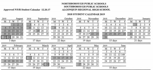 Post image for N-S School decisions on religious holidays (observance and policy) and Professional Development Days