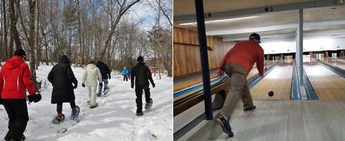 Post image for Seniors invited to snowshoeing, hiking and candlepin bowling