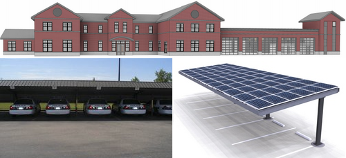 Post image for Public Safety Building: project bids due before Town Meeting; RFP being issued for solar canopies (Updated)