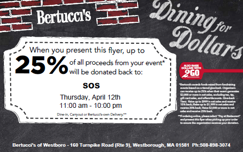 Post image for Dining for SOS Dollars – April 12