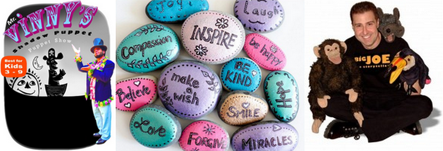 Post image for Events this week: Shadow puppets, edible plantings, inspiring rocks, Storytelling, Earth Day, and Goat run