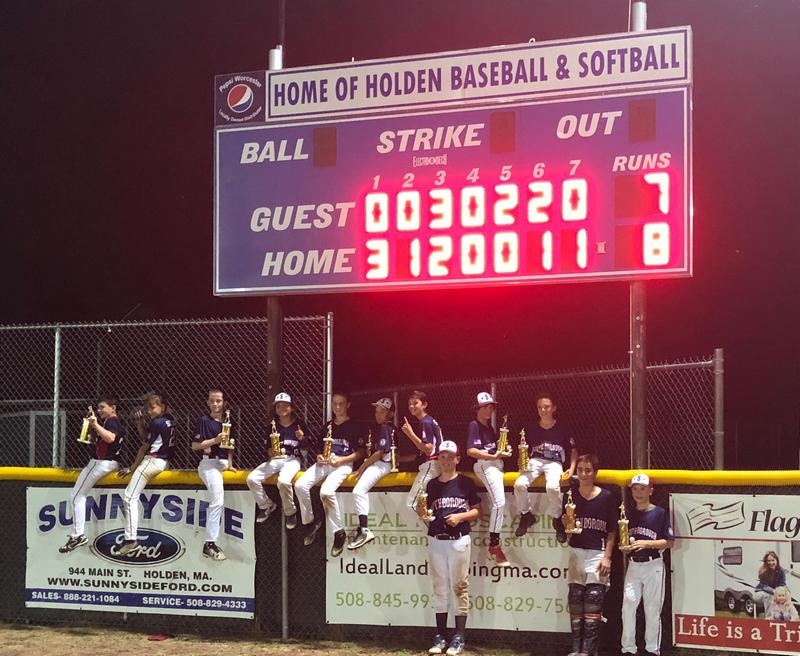 12u team wins Holden Baseball tournament