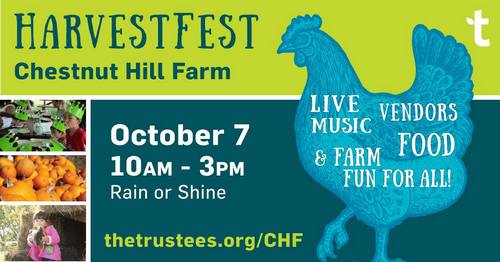Post image for HarvestFest – October 7 at Chestnut Hill Farm