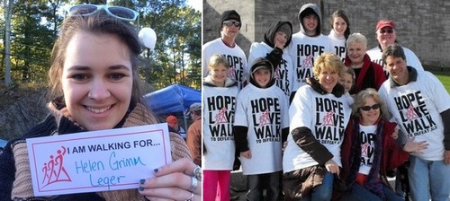 Post image for Raising funds to “Defeat ALS” in memory of Helen Grimm Leger