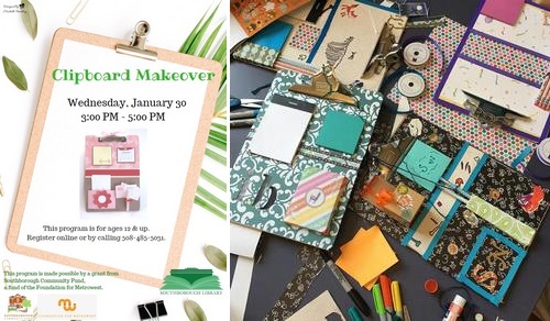 Post image for Crafternoon Clipboard Makeovers – January 30