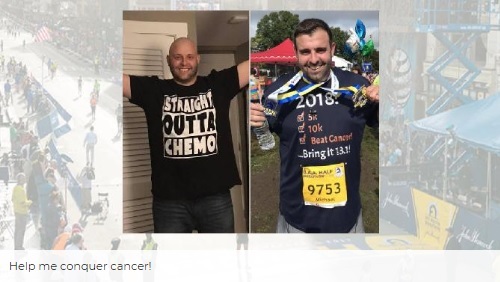 Post image for 2019 Marathon: Michael Saltis for Dana-Farber, the institute that saved his life