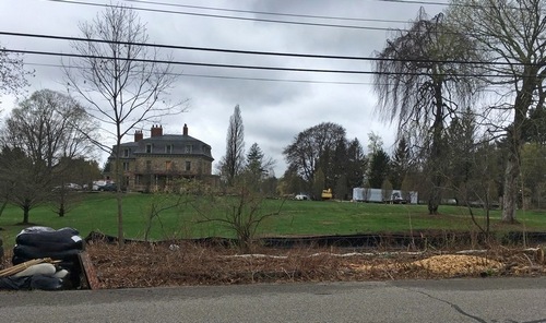 Post image for Main Street: Parkerville Rd tree clearing next to Burnett House takes some residents by surprise