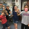 Making Harry Potter wands at the Library (from Facebook)