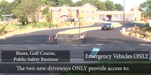 Post image for Driveways to public safety complex, golf course, and Woodward explained