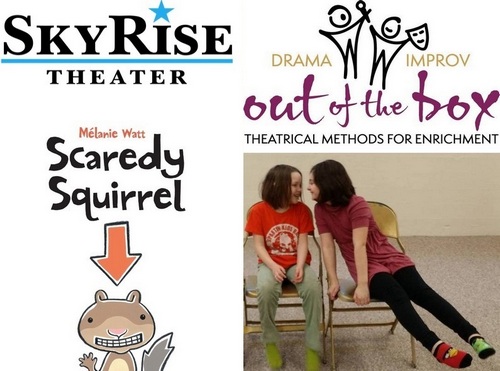 Post image for Interactive theater for kids at the Library: Skyrise’s “Scaredy Squirrel” & Drama Out of the Box