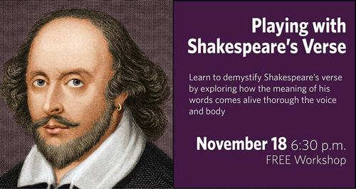 Post image for Free “Speaking Shakespeare” workshop by Southborough resident – Monday