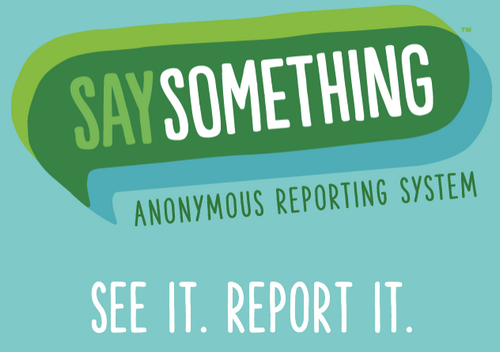 Post image for Grade 6-12 students encouraged to “Say Something” if they see something