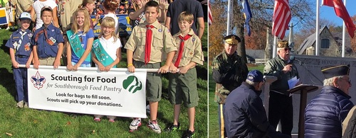 Post image for Long Weekend at Glance: Scouting for Food, Drama Out of the Box, Windsor Chair Making, Wilson Drive dedication, and honoring Veterans Day