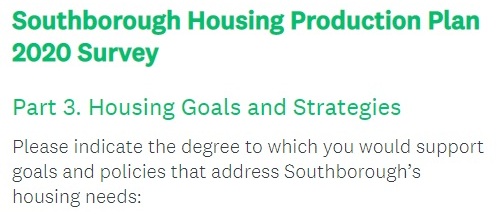 Post image for Weigh in on Town’s housing needs and strategies to meet 40B thresholds – Quick survey
